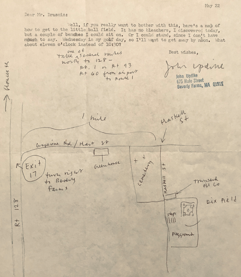 Letters - John Updike Interview, Forever Baseball / Irv Drasnin